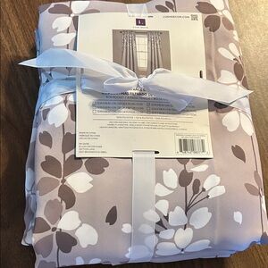 Lush Decor Lavender and White Floral Drapes